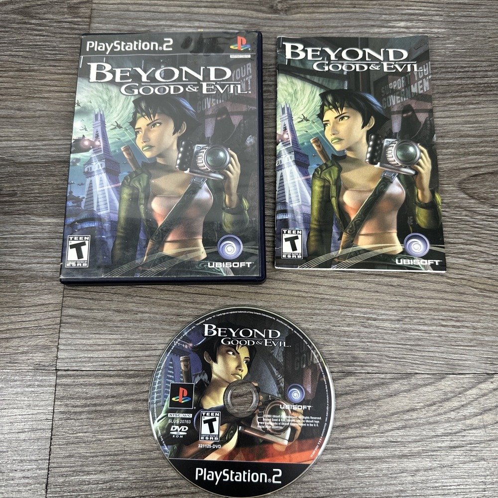 Beyond Good‎ & Evil (Sony PlayStation 2, PS2 2003) CIB Complete